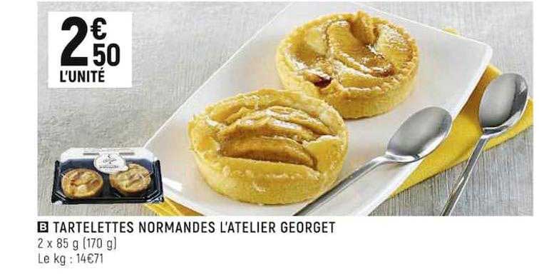 tartelettes normandes l'atelier georget