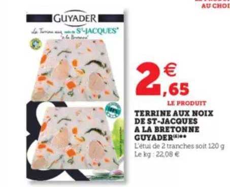 terrine aux noix de st-jacques à la bretonne guyader