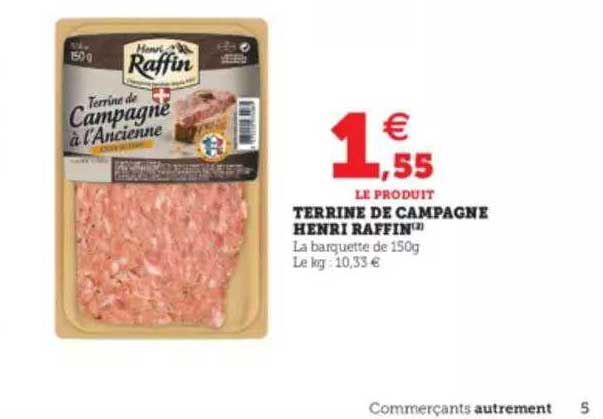 terrine de campagne henri raffin