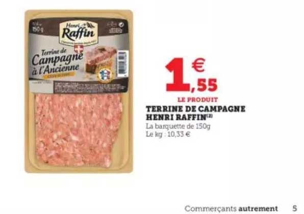 Terrine De Campagne Henri Raffin