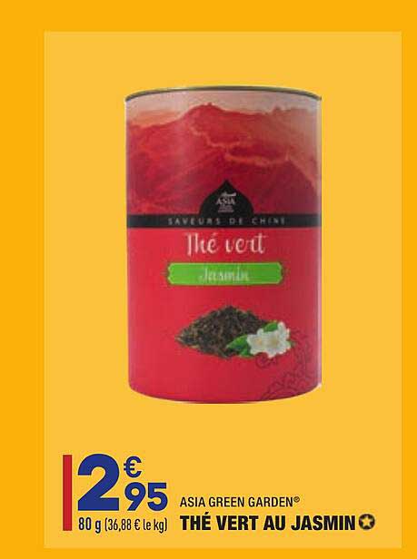 thé vert au jasmin asia green garden