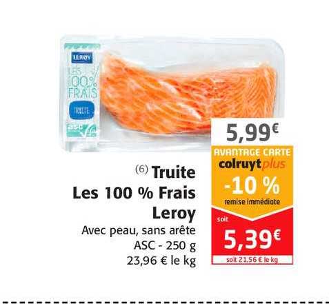 truite les 100% frais leroy