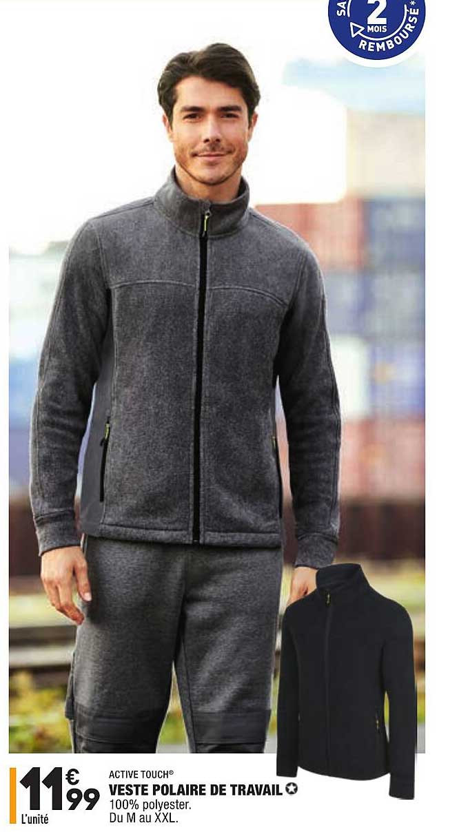 Veste Polaire De Travail Active Touch
