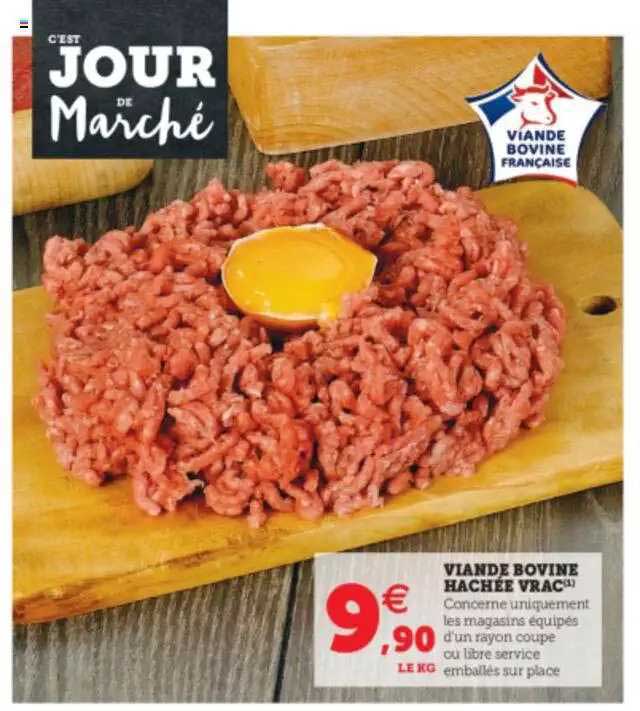 Viande Bovine Hachée Vrac