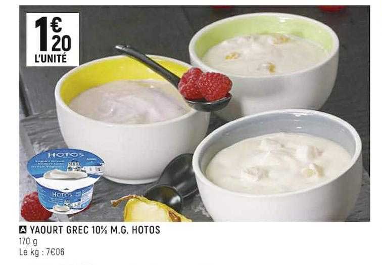 yaourt grec 10% m.g. hotos