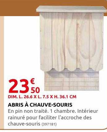 abris à chauve-souris
