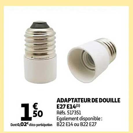 adaptateur de douille e27 e14