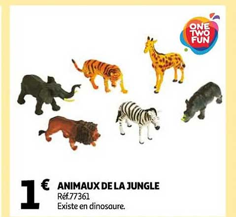 animaux de la jungle one two fun