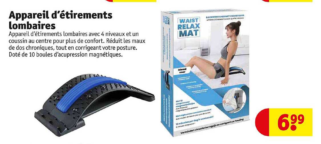 appareil d'étirements lombaires
