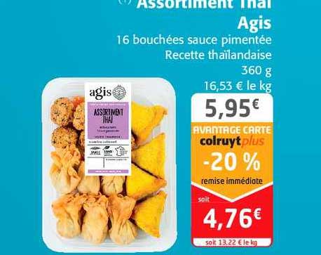 assortiment thai agis