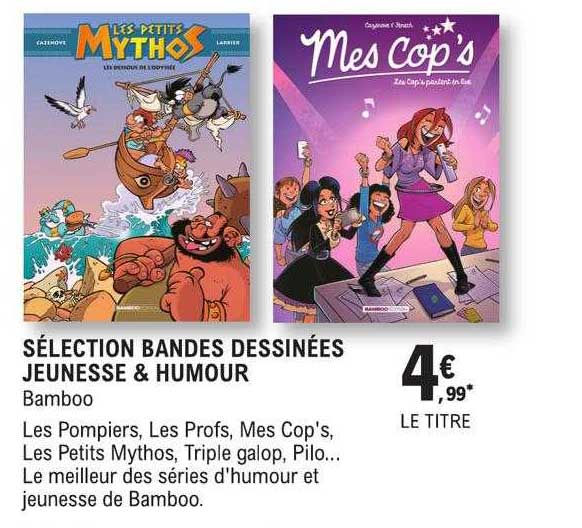 bandes dessinées jeunesse & humour