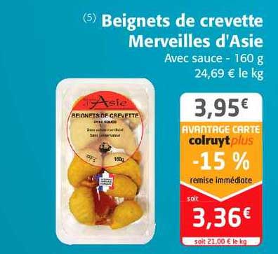 beignets de crevette merveilles d'asie