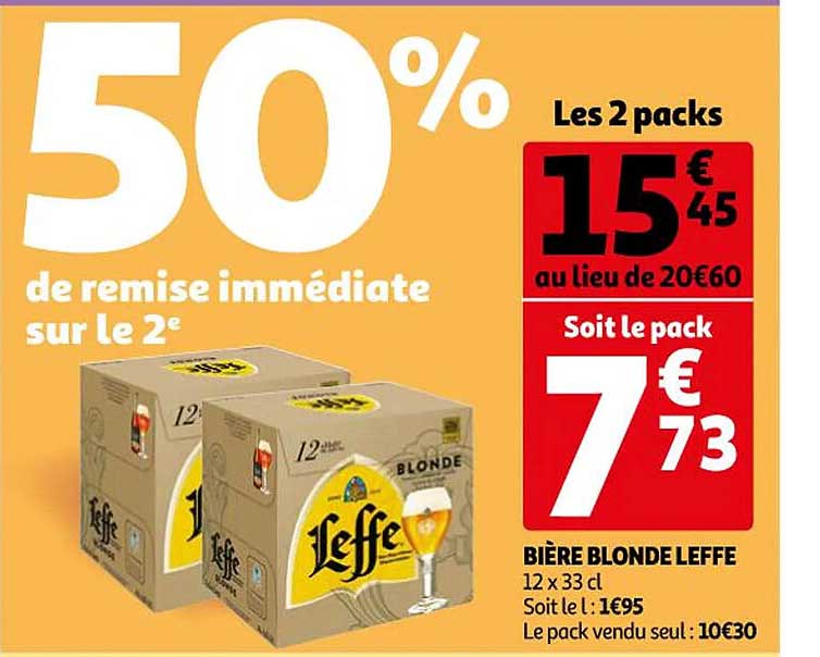 Bière Blonde Leffe