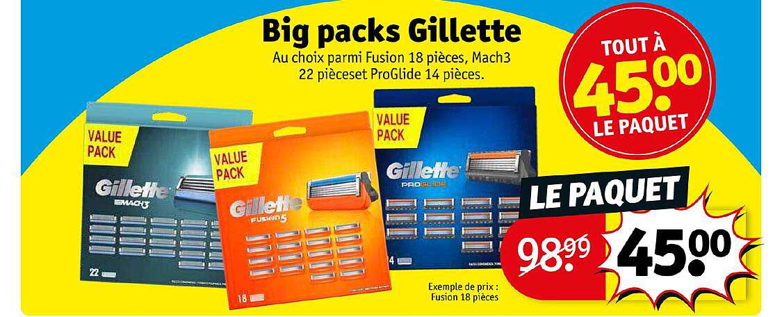 big packs gillette