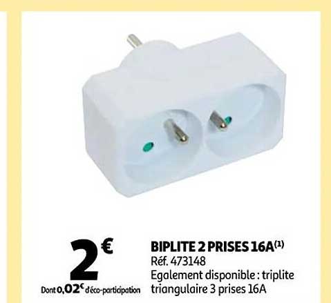biplite 2 prises 16A