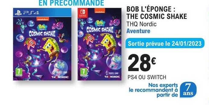 bob l'éponge : the cosmic shake