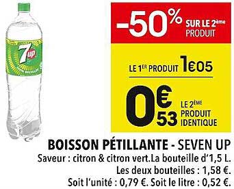 boisson pétillante - seven up