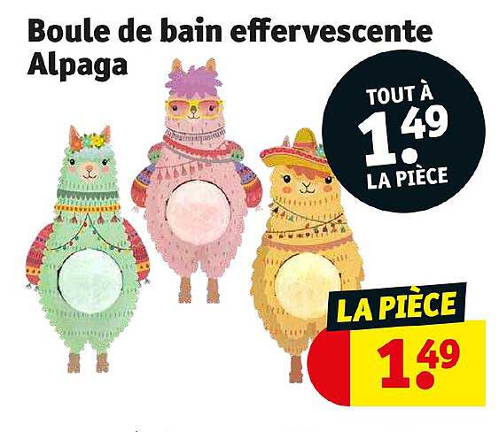 Boule De Bain Effervescente Alpaga