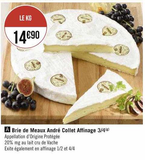 brie de meaux andré collet affinage 3-4