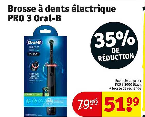 brosse à dents électrique pro 3 oral-b