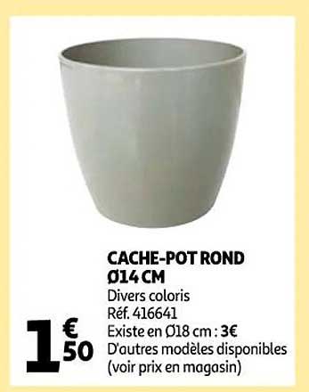 cache-pot rond ø 14 cm