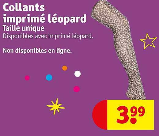 collants imprimé léopard