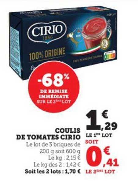 Coulis De Tomates Cirio