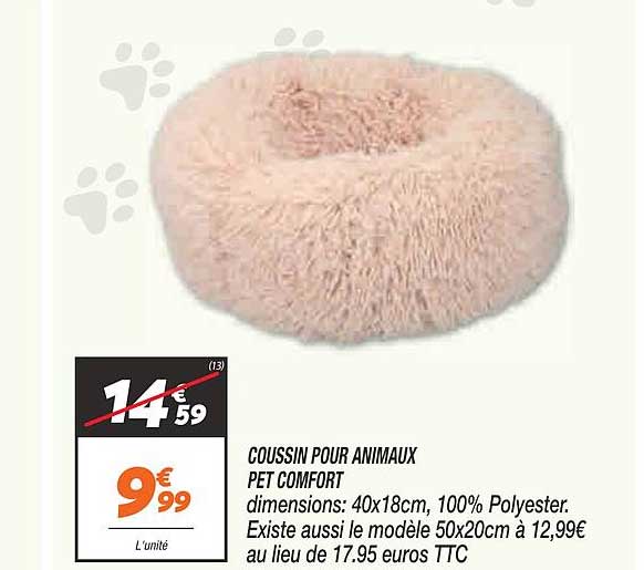 Coussin Pour Animaux Pet Comfort