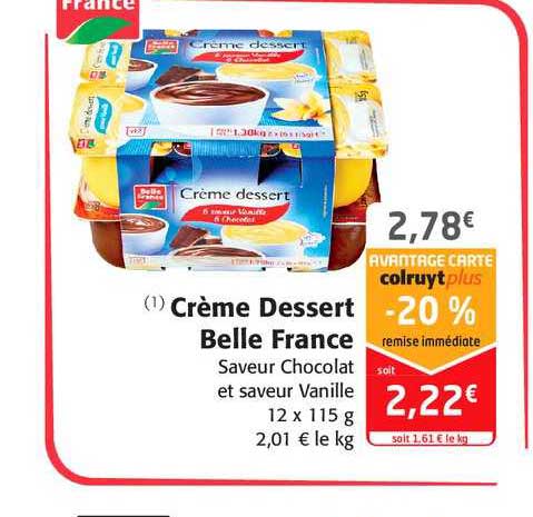 Crème Dessert Belle France