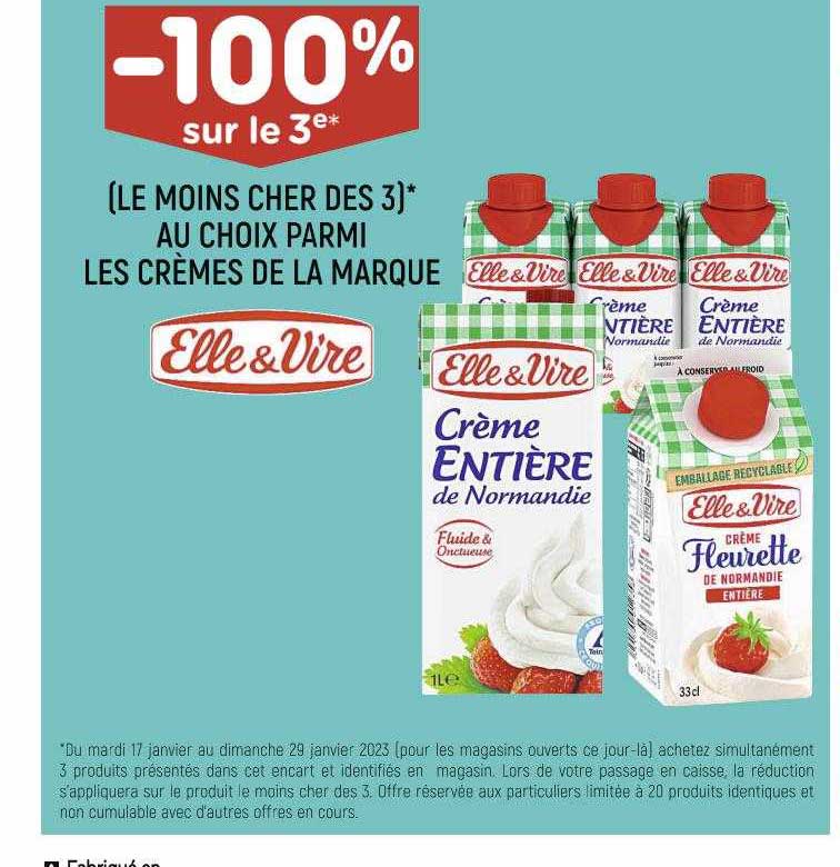 Crèmes De La Marque Elle & Vire