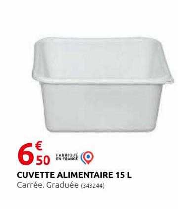 cuvette alimentaire 15 l