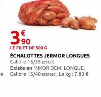 échalotes jermor longues