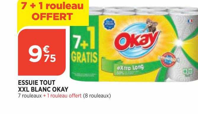 essuie tout xxl blanc okay