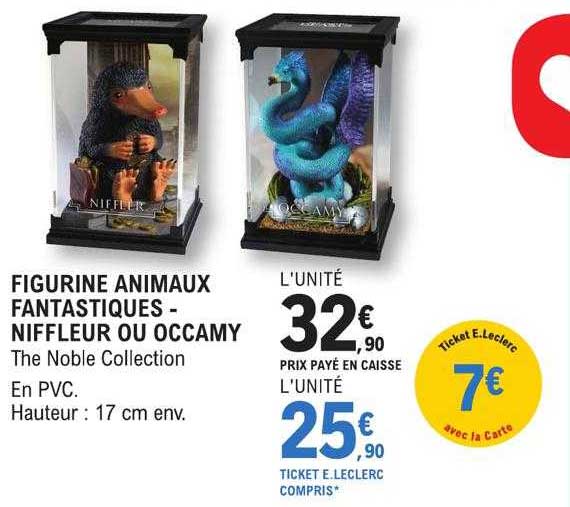 figurine animaux fantastiques - niffleur ou occamy the noble collection