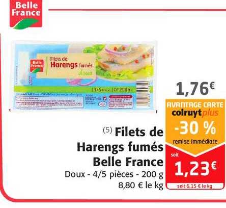 Filets De Harengs Fumés Belle France