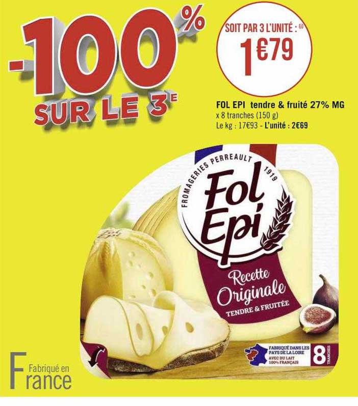 fol epi tendre & fruité 27% m.g.