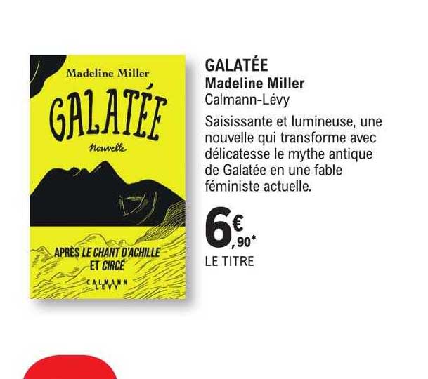 galatée - madeline miller