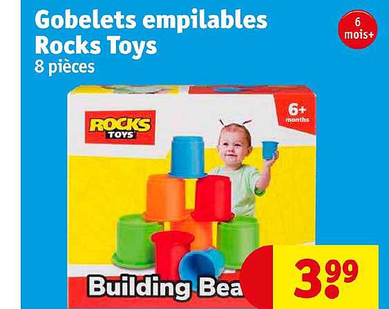 gobelets empilables rocks toys