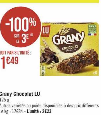 grany chocolat lu