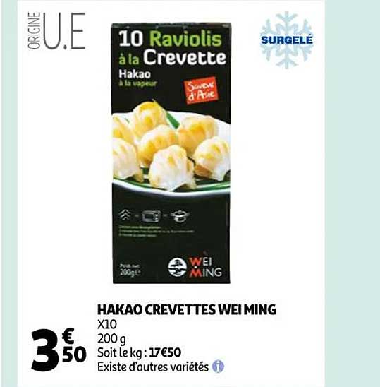 hakao crevettes wei ming