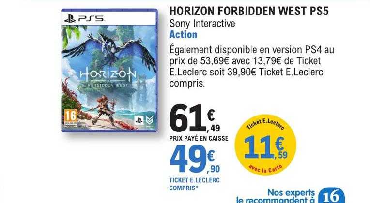 horizon forbidden west ps5