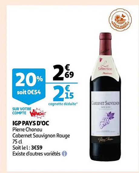 igp pays d'oc pierre chanau