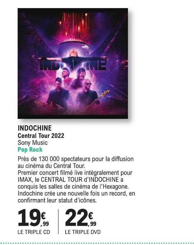 indochine central tour 2022