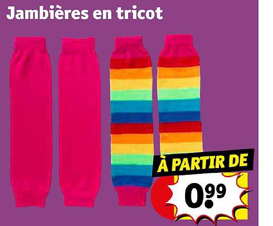 jambières en tricot