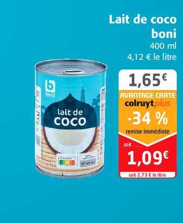 Lait De Coco Boni