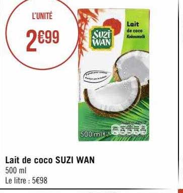 lait de coco suzi wan