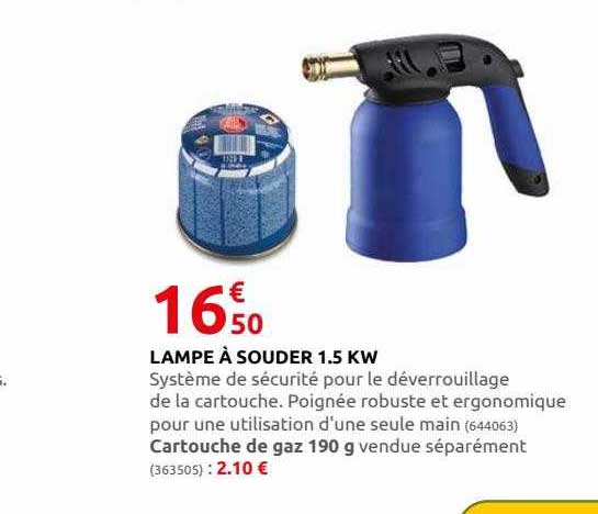 lampe à souder 1.5 kw