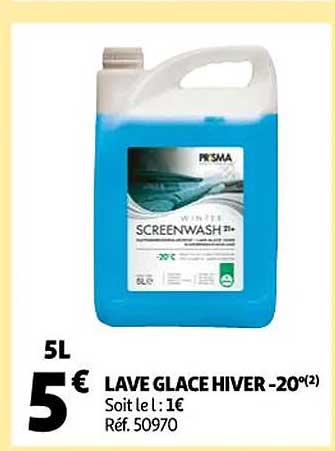 lave glace hiver -20°