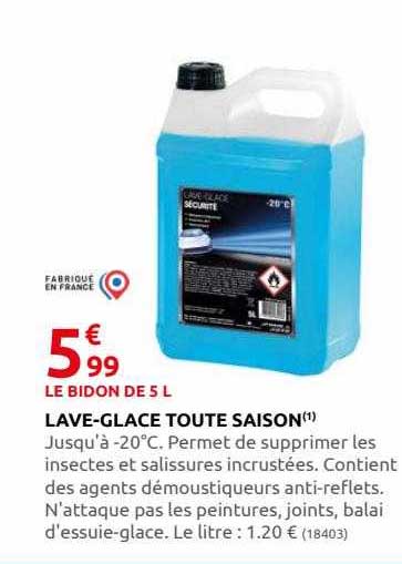 lave-glace toute saison