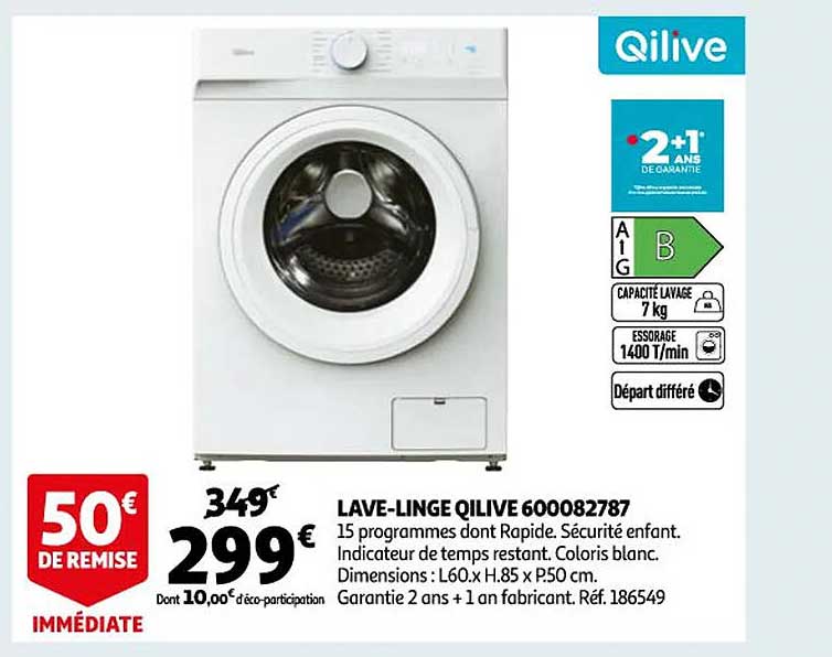 lave-linge qilive 600082787